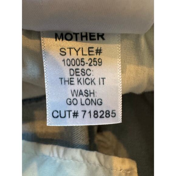 MOTHER Denim The Kick It Jeans, Size 28, Go Long Wash - Picture 10 of 10